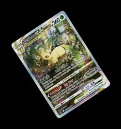 2023 Pokemon CROWN ZENITH LEAFEON VSTAR FULL ART HOLO GG35/GG70! LP - Image 1