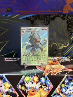 Golurk 123/086 NM – Illustration Rare Holo – 2025 Pokemon TCG S&V Black Bolt - Image 3