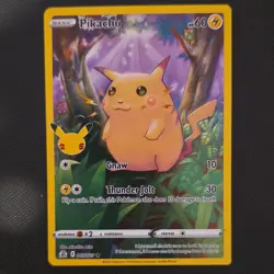 Pokemon Pikachu Holo Rare 005/025 Celebrations EN Basic 2021 - Image 1