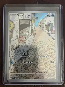 Pokemon Slowpoke 204/198 Illustration Rare Scarlet & Violet Base Set NM - Image 1