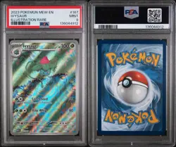 2023 POKEMON MEW EN-151 #167 IVYSAUR ILLUSTRATION RARE - PSA 9 - Image 3