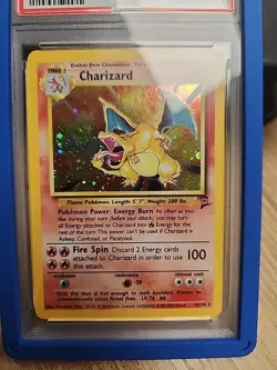 2000 POKEMON BASE SET 2 #4 CHARIZARD-HOLO PSA 6 - Image 3