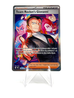 Pokemon Team Rocket's Giovanni Special Illustration Rare Destined Rivals 238/182 - Image 1