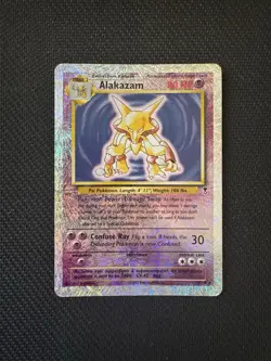 Pokemon Alakazam Legendary Collection 1/110 Reverse Holo Rare 80 HP Psychic - Image 1