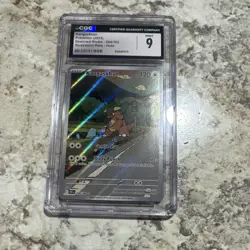 Pokemon Kangaskhan 204/182 Sv10 Destined Rivals Illustration Rare Holo CGC 9 - Image 1
