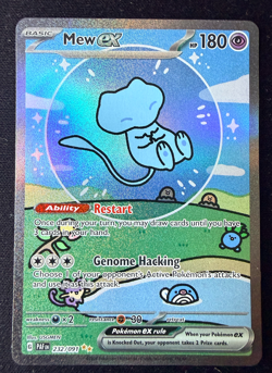 Pokemon TCG – Mew ex 232/091 – Paldean Fates – Shiny Full Art – Near Mint - Image 1