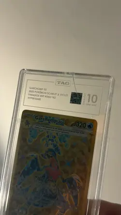 Garchomp ex 260 TAG 10 2023 Pokemon Paradox Rift Hyper Rare EN! PSA (crack slab) - Image 4