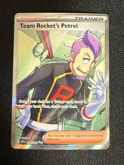 Team Rocket's Petrel - 226/182 - Full Art - Pokemon Destined Rivals - NM - Image 1