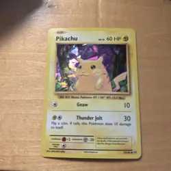 Pokemon TCG Pikachu 35/108 Cracked Ice Holo Deck Exclusive XY Evolutions - LP- - Image 1