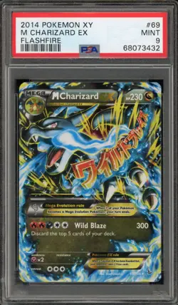 Pokemon M Charizard EX XY Flashfire Holo Rare #69 PSA 9 Mint - Image 1
