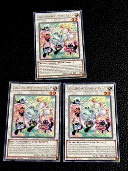Lollipo Yummy Way (X3) JUSH-EN021 Yugioh 1st Ed (New) Rare - Image 1