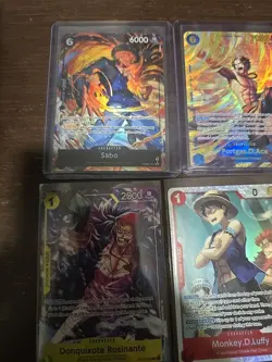 One Piece TCG lot of 10 Alt Art Secret Rare Promo Srs - Image 2