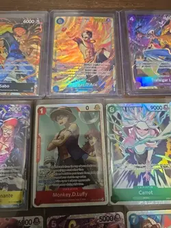 One Piece TCG lot of 10 Alt Art Secret Rare Promo Srs - Image 3