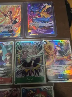 One Piece TCG lot of 10 Alt Art Secret Rare Promo Srs - Image 4