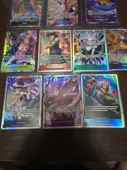 One Piece TCG lot of 10 Alt Art Secret Rare Promo Srs - Image 5