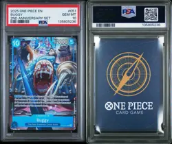 2025 ONE PIECE ENGLISH VERSION 2ND ANNIVERSARY SET BUGGY PSA 10 OP09-051 OPTCG - Image 3