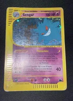 Pokemon Card-Gengar-Skyridge-H9/H32-Holo-ENG-Very Played - Image 1