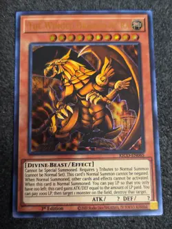 The Winged Dragon Of Ra - Pharaoh's KICO-EN065 Ultra Rare 1st Edition Card NM - Image 1