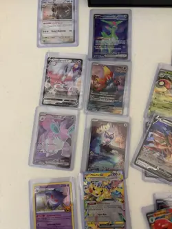Pokemon Card Lot 100+ IR/Full Art/Rare Sword Shield Scarlet Violet w/ Top Loader - Image 2