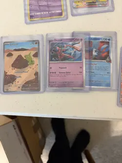 Pokemon Card Lot 100+ IR/Full Art/Rare Sword Shield Scarlet Violet w/ Top Loader - Image 3