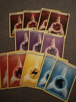 11 Pokemon Black & White Energy Holofoil Play Promo Cards Psychic Fire - Image 1