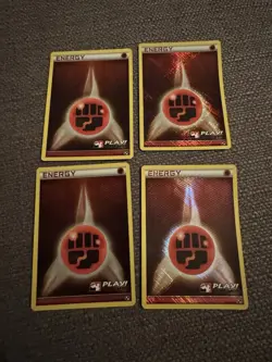 11 Pokemon Black & White Energy Holofoil Play Promo Cards Psychic Fire - Image 2