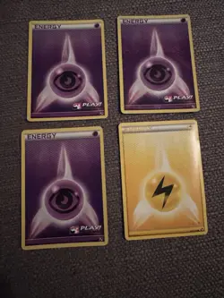 11 Pokemon Black & White Energy Holofoil Play Promo Cards Psychic Fire - Image 4