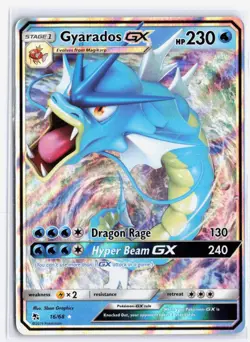 Gyarados GX - 16/68 - Pokemon Hidden Fates Sun & Moon Ultra Rare Card NM - Image 1