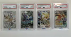 PSA 10 Pokemon Card Eevee’s Flareon Jolteon Vaporeon CHR VMAX 4 Set 210 Japanese - Image 1