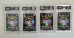 PSA 10 Pokemon Card Eevee’s Flareon Jolteon Vaporeon CHR VMAX 4 Set 210 Japanese - Image 2