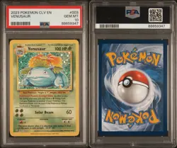 VENUSAUR 003/034 PSA 10 CLV POKEMON CARD CLASSIC COLLECTION HOLO ENGLISH - Image 3