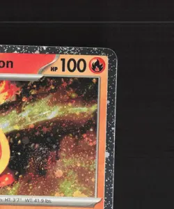Charmeleon 005/165 Scarlet & Violet 151 Cosmos Holo DOUBLE SWIRL Pokemon Card NM - Image 4