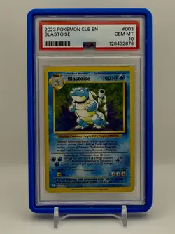 Blastoise PSA 10 Pokemon CLB Trading Card Game Classic #003 - Image 1
