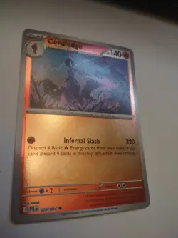 Pokemon card Ceruledge Phantasmal Flames 020/094 Reverse Holo - Image 1