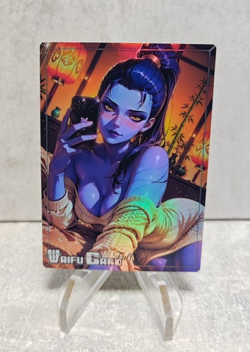 Widowmaker Trading Card Waifu Goddess Story Anime Girl holo Karte Manga Full - Image 1