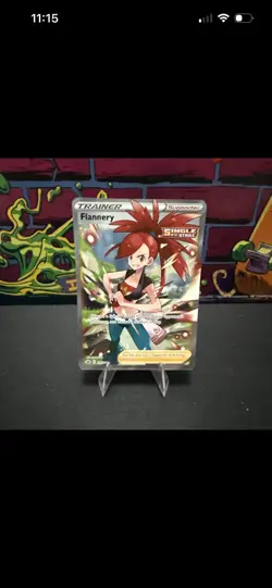 Pokemon Flannery Full Art Holo Card Sword & Shield Chilling Reign 191/198 - Image 1