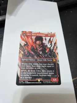 Clive, Ifrit's Dominant - Borderless - 0318 - MTG- Final Fantasy - Mythic Rare - Image 1