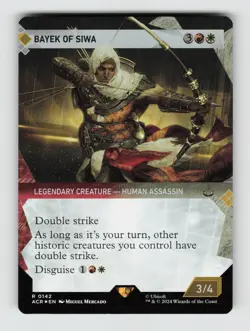 Bayek of Siwa (Showcase)*Foil* ACR 142 NM - Image 1