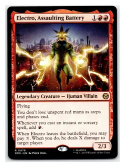 Electro, Assaulting Battery R Marvel's Spider-Man 76 NM - Image 1