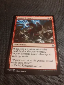 1x IMPACT TREMORS - Dragons of Tarkir - MTG - NM - Magic the Gathering - Image 1