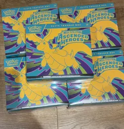 Pokemon TCG: x5 Ascended Heroes ETB & 14 Mini Tins Bundle New Sealed - Image 4