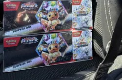 Lot Of 2 Pokemon Prismatic Evolutions Surprise Box Booster Bundle Sams Club Set - Image 1