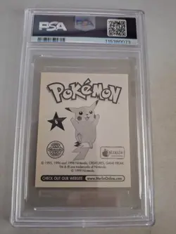 1999 Merlin Pokemon Charizard #6 PSA 9. POP 205 - Image 2