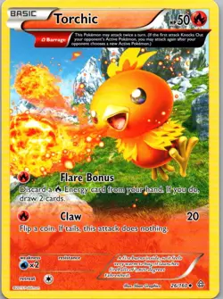 Pokemon TCG Torchic 26/160 Primal Clash NM - Image 1