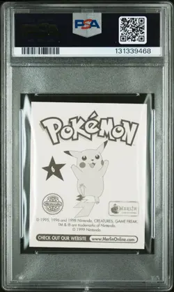 PSA 8 NM/MT 1999 MERLIN POKEMON #6 CHARIZARD - Image 2