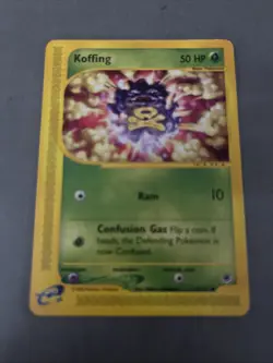 Koffing 114/165 Expedition Base Set Pokemon TCG 2002 Common MP - Image 1