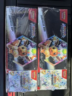 Pokemon Prismatic Evolutions Surprise Box Booster Bundle x2 Sealed Sam’s Club - Image 1