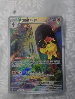 Pokemon Armarouge Illustration Rare Holo 203/198 SV01 Scarlet & Violet 130 HP - Image 1