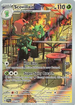 POKEMON Scovillain #202/198 Holofoil SV01: Scarlet & Violet Base Set NM - Image 1