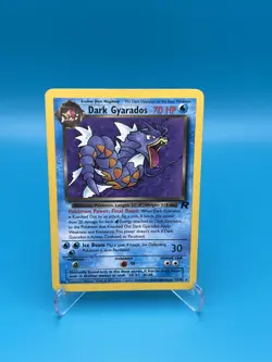 Dark Gyarados 8/82 Team Rocket Unlimited Rare Non Holo LP WOTC Pokemon Vintage - Image 1